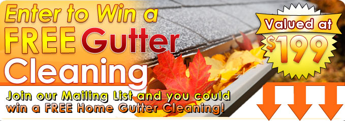 Win a Free Gutter Cleaning